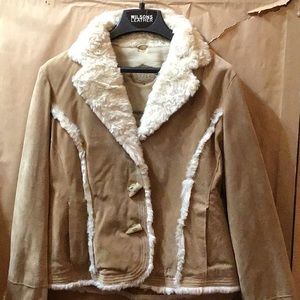 Wilson’s Leather Faux Shearling NWT Jacket L